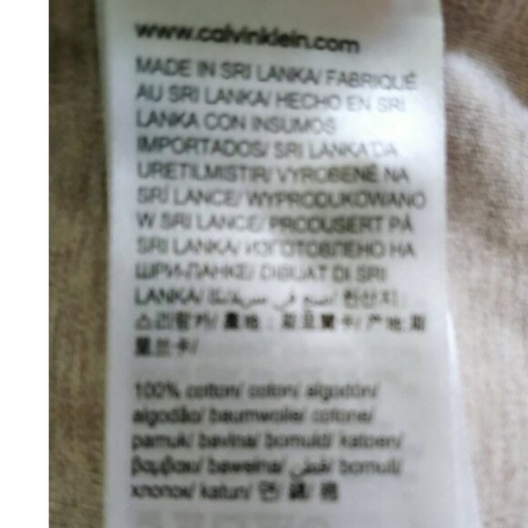 Calvin Klein Polo XL Liquid Touch Gray 100% Cotton Short Sleeve Soft Slit Golf - Picture 4 of 4